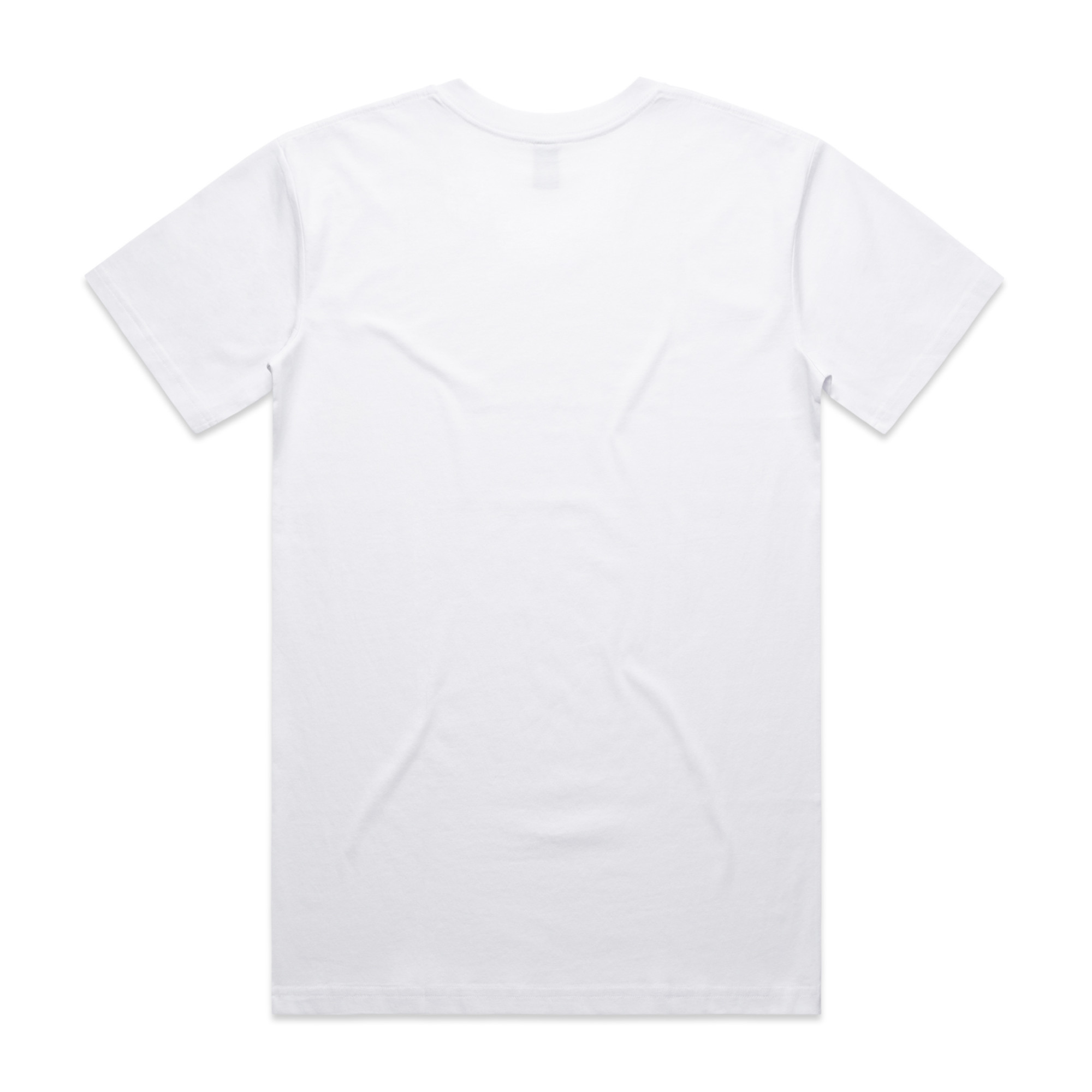 ASColour Mens Staple V Neck white back ASColour Mens Staple V Neck white back