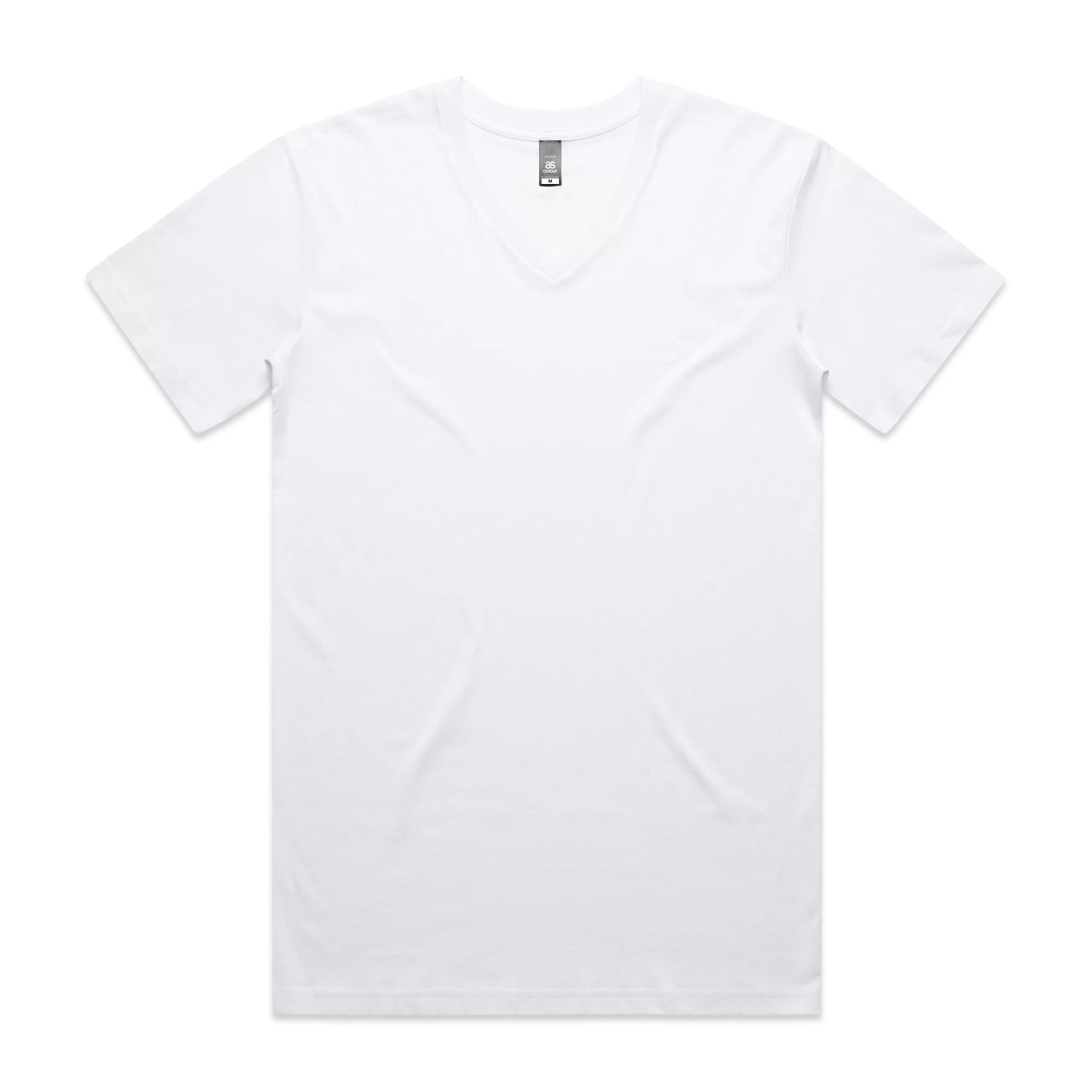 ASColour Mens Staple V Neck white scaled ASColour Mens Staple V Neck white scaled