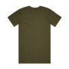 ASColour Mens Tall Tee army back ASColour Mens Tall Tee army back
