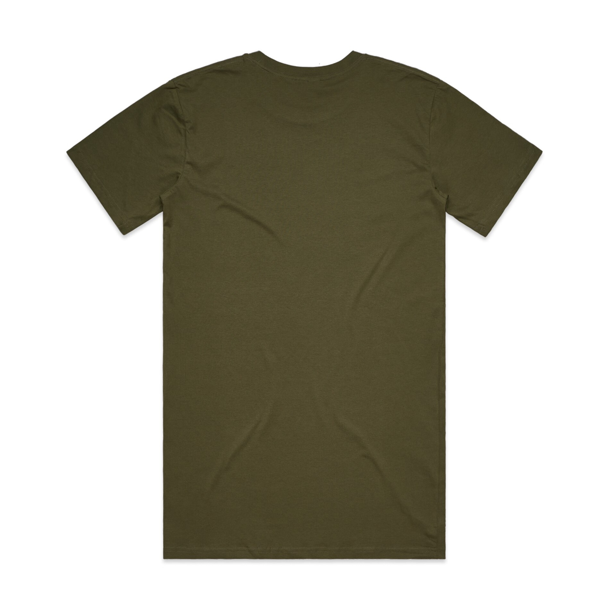 ASColour Mens Tall Tee army back ASColour Mens Tall Tee army back