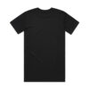 ASColour Mens Tall Tee black back ASColour Mens Tall Tee black back