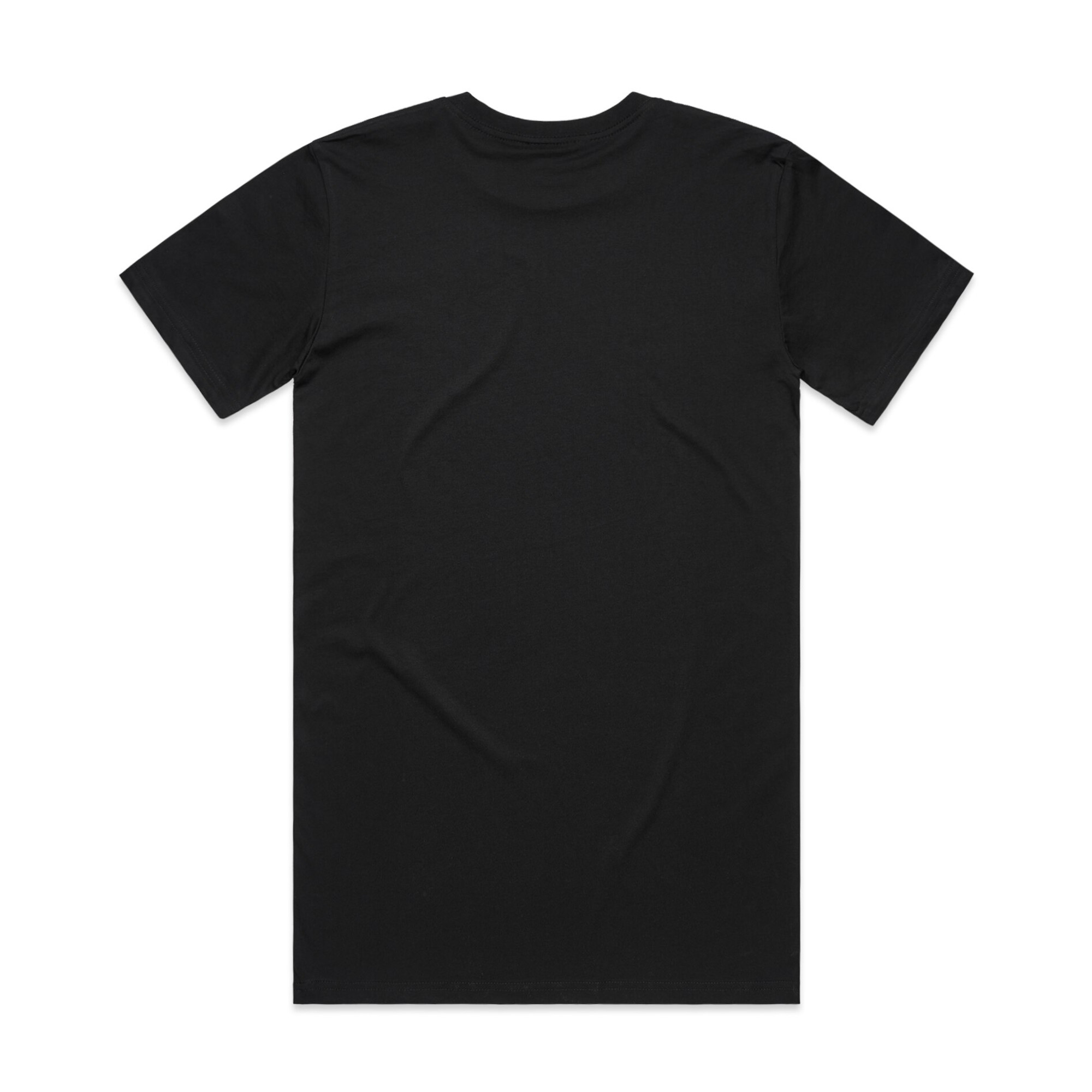 ASColour Mens Tall Tee black back ASColour Mens Tall Tee black back