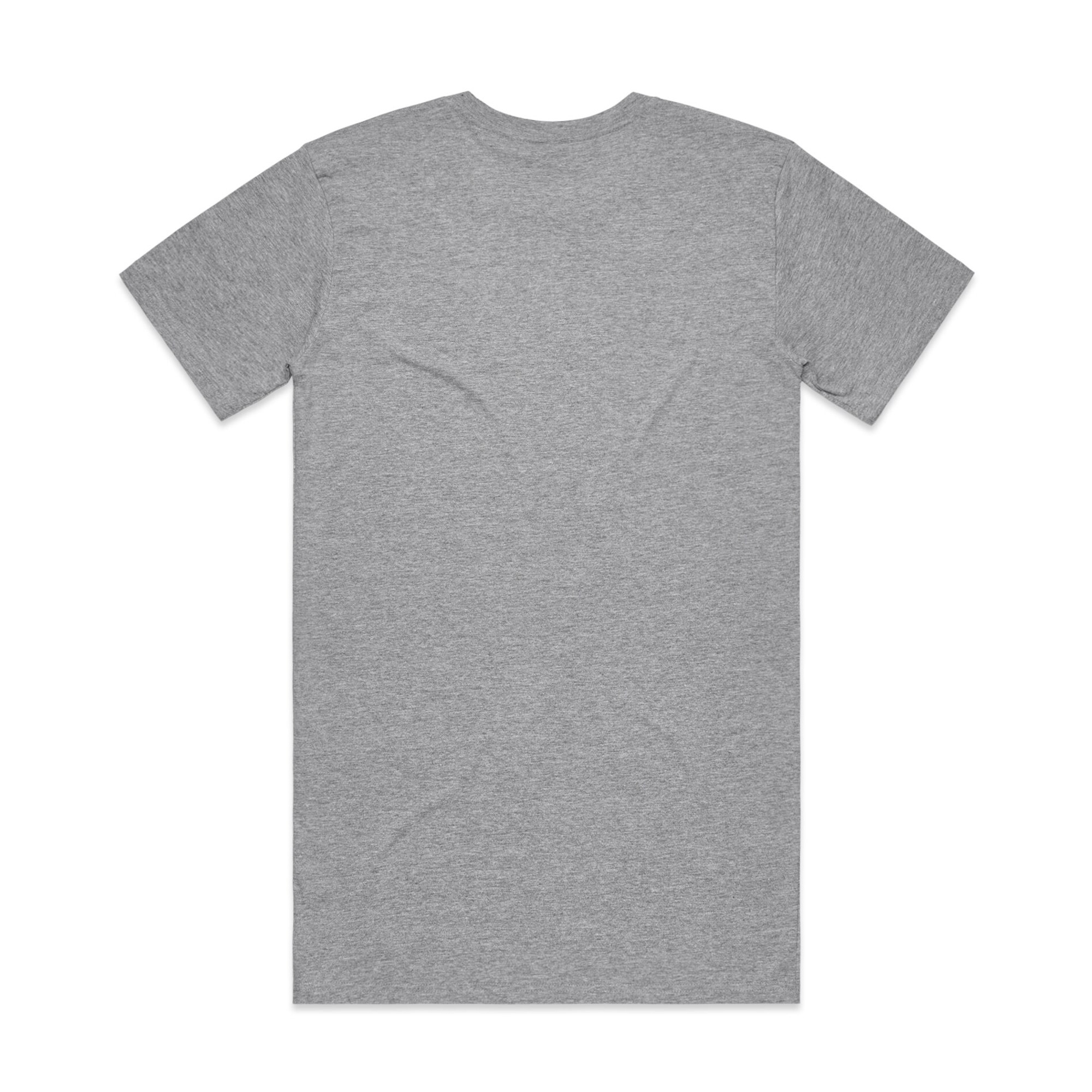 ASColour Mens Tall Tee grey marle back ASColour Mens Tall Tee grey marle back