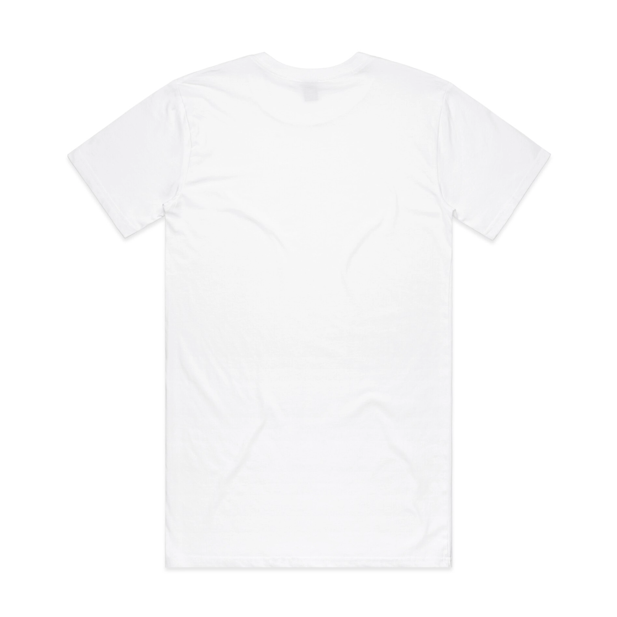 ASColour Mens Tall Tee white back ASColour Mens Tall Tee white back