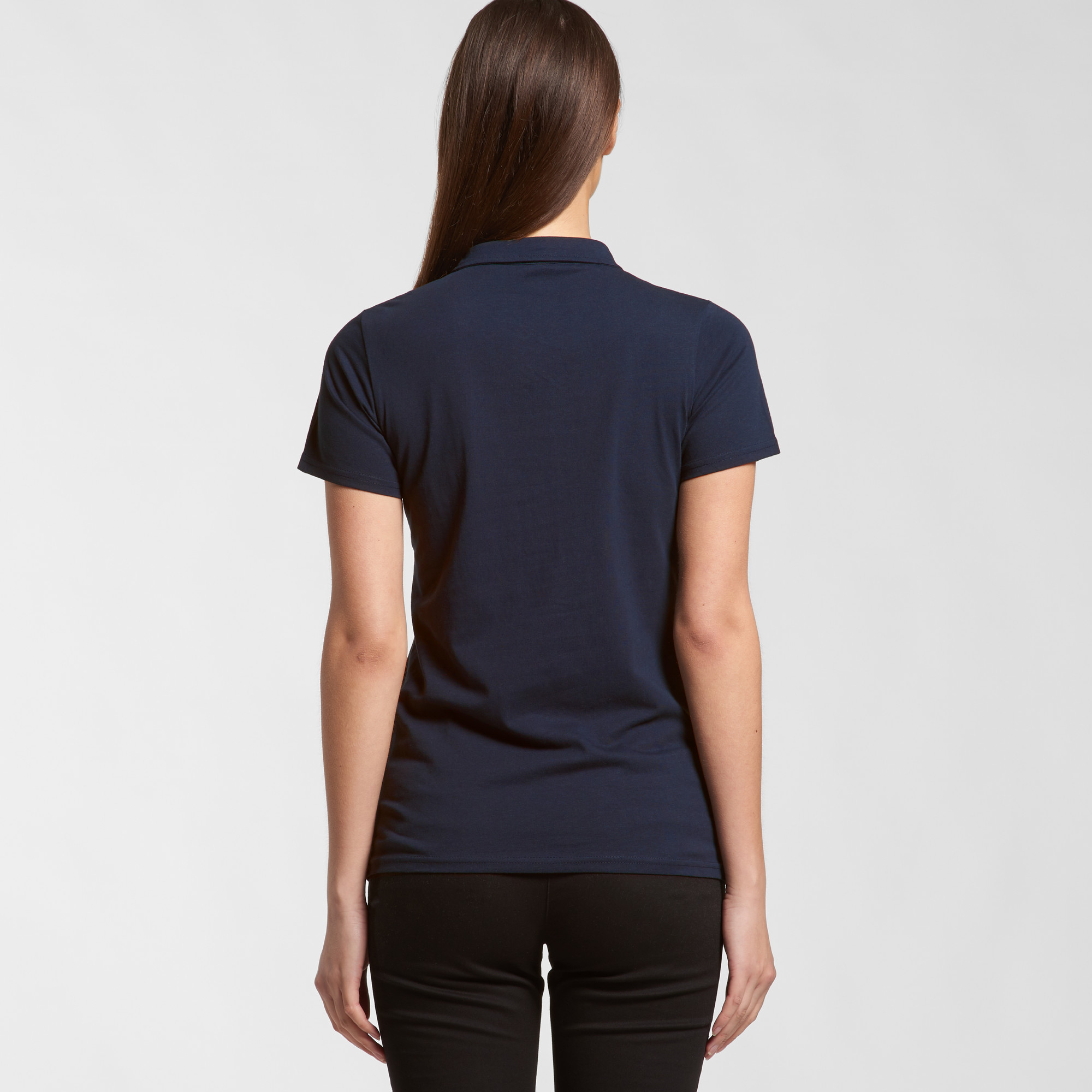 ASColour Womens Amy Polo back ASColour Womens Amy Polo back