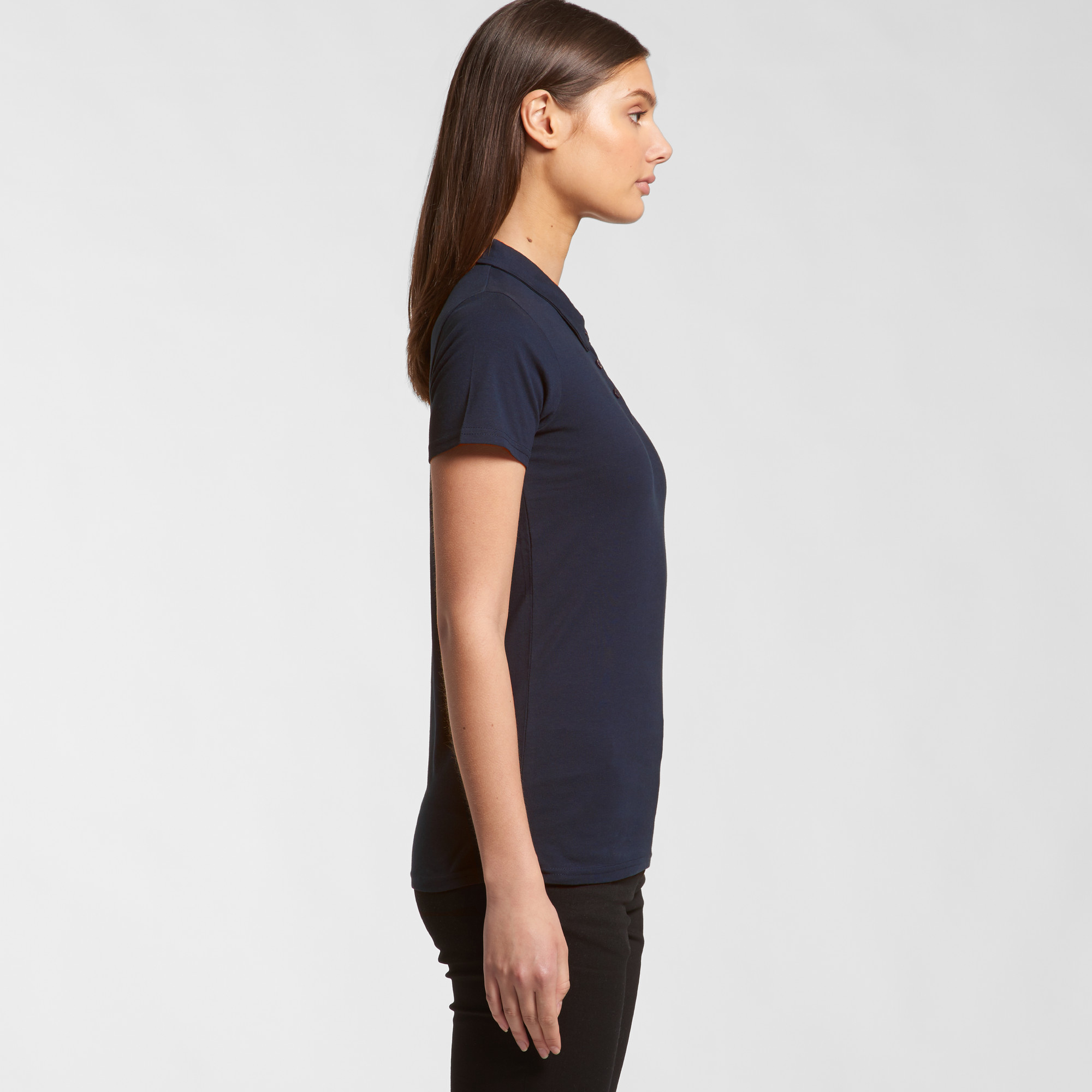 ASColour Womens Amy Polo side ASColour Womens Amy Polo side