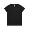 ASColour Womens Basic Tee black scaled ASColour Womens Basic Tee black scaled