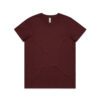 ASColour Womens Basic Tee burgundy scaled ASColour Womens Basic Tee burgundy scaled
