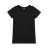 ASColour Womens Bevel V Neck Tee black scaled ASColour Womens Bevel V Neck Tee black scaled