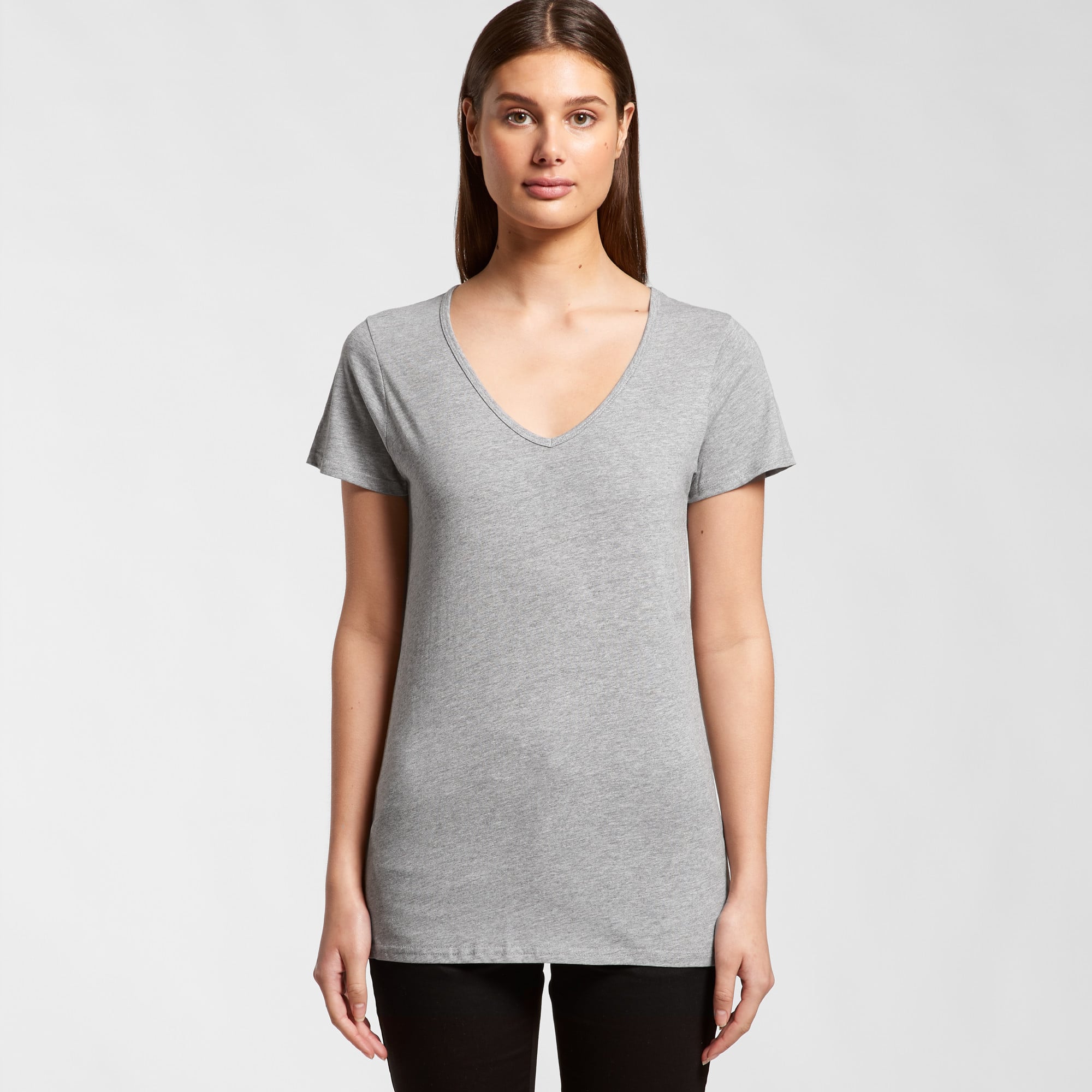 ASColour Womens Bevel V Neck Tee main ASColour Womens Bevel V Neck Tee main
