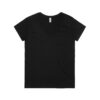 ASColour Womens Chloe V Neck Tee black scaled ASColour Womens Chloe V Neck Tee black scaled