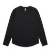 ASColour Womens Curve LS Tee black scaled