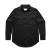 ASColour Womens Linen Shirt black scaled ASColour Womens Linen Shirt black scaled