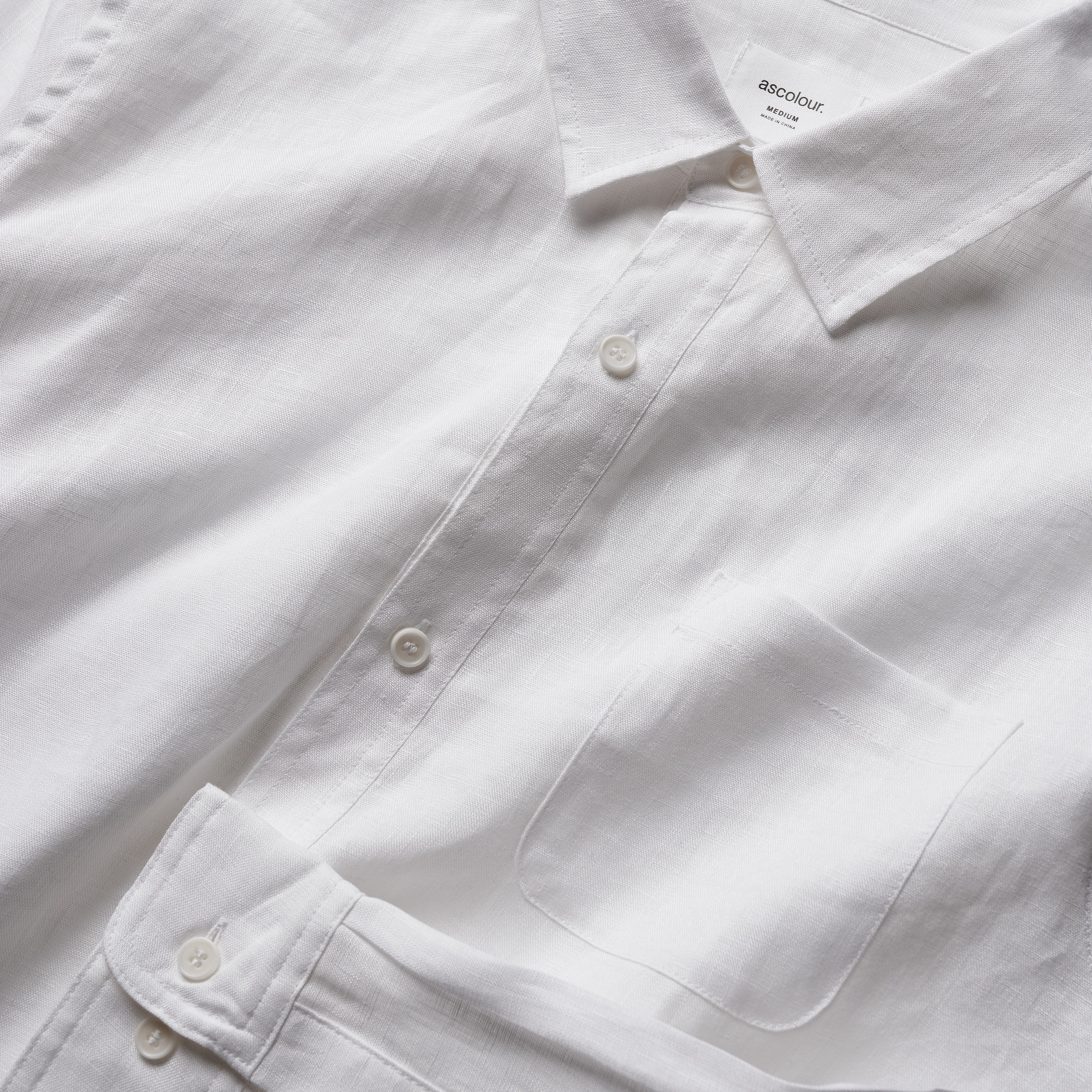 ASColour Womens Linen Shirt detail ASColour Womens Linen Shirt detail