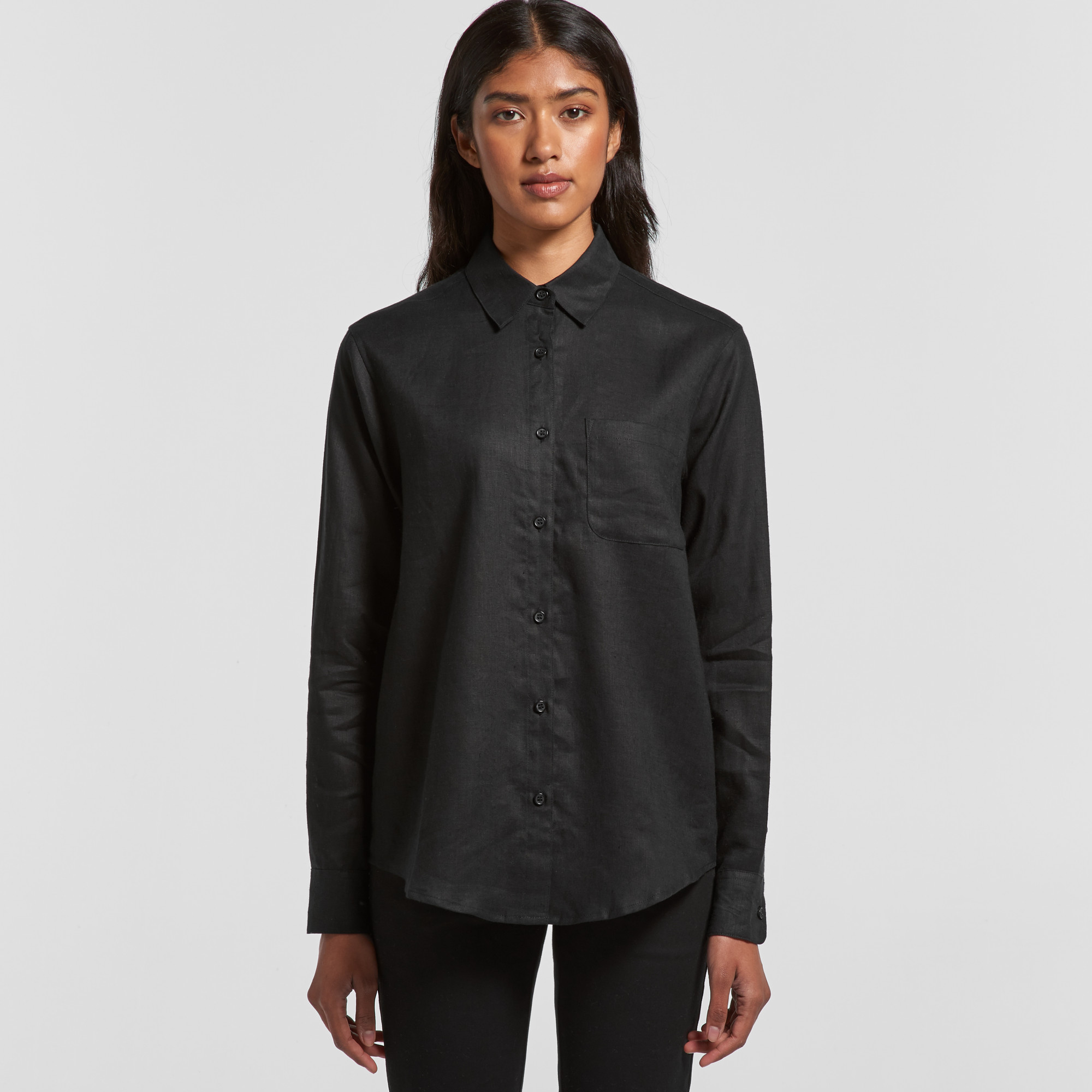 ASColour Womens Linen Shirt main ASColour Womens Linen Shirt main