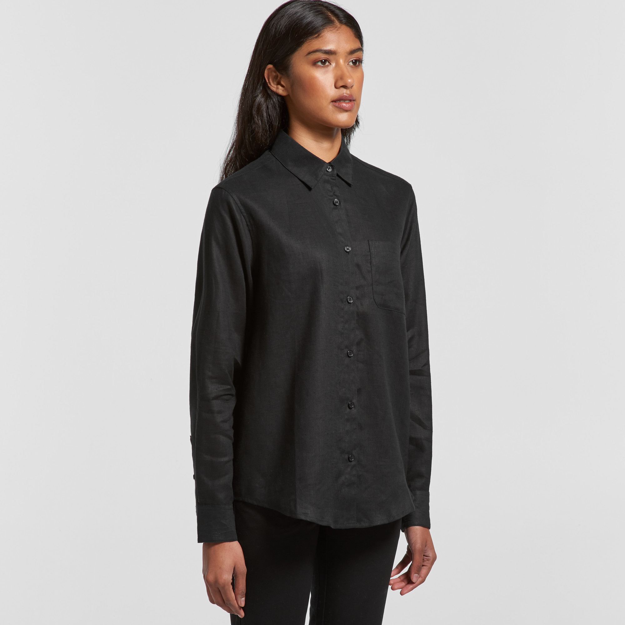 ASColour Womens Linen Shirt turn ASColour Womens Linen Shirt turn