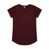 ASColour Womens Mali Tee burgundy scaled