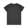 ASColour Womens Maple Marle Tee asphalt marle back ASColour Womens Maple Marle Tee asphalt marle back