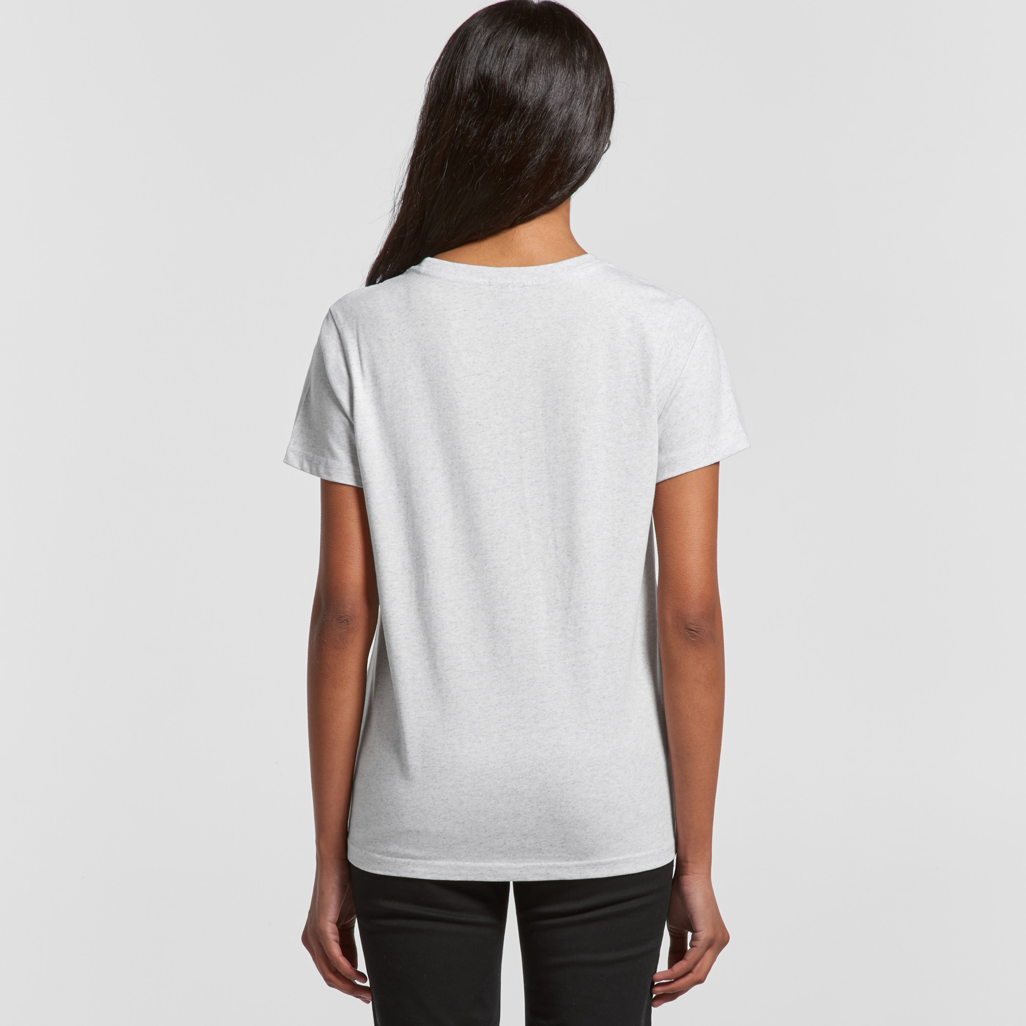 ASColour Womens Maple Marle Tee back ASColour Womens Maple Marle Tee back