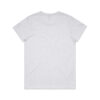 ASColour Womens Maple Marle Tee white marle back ASColour Womens Maple Marle Tee white marle back