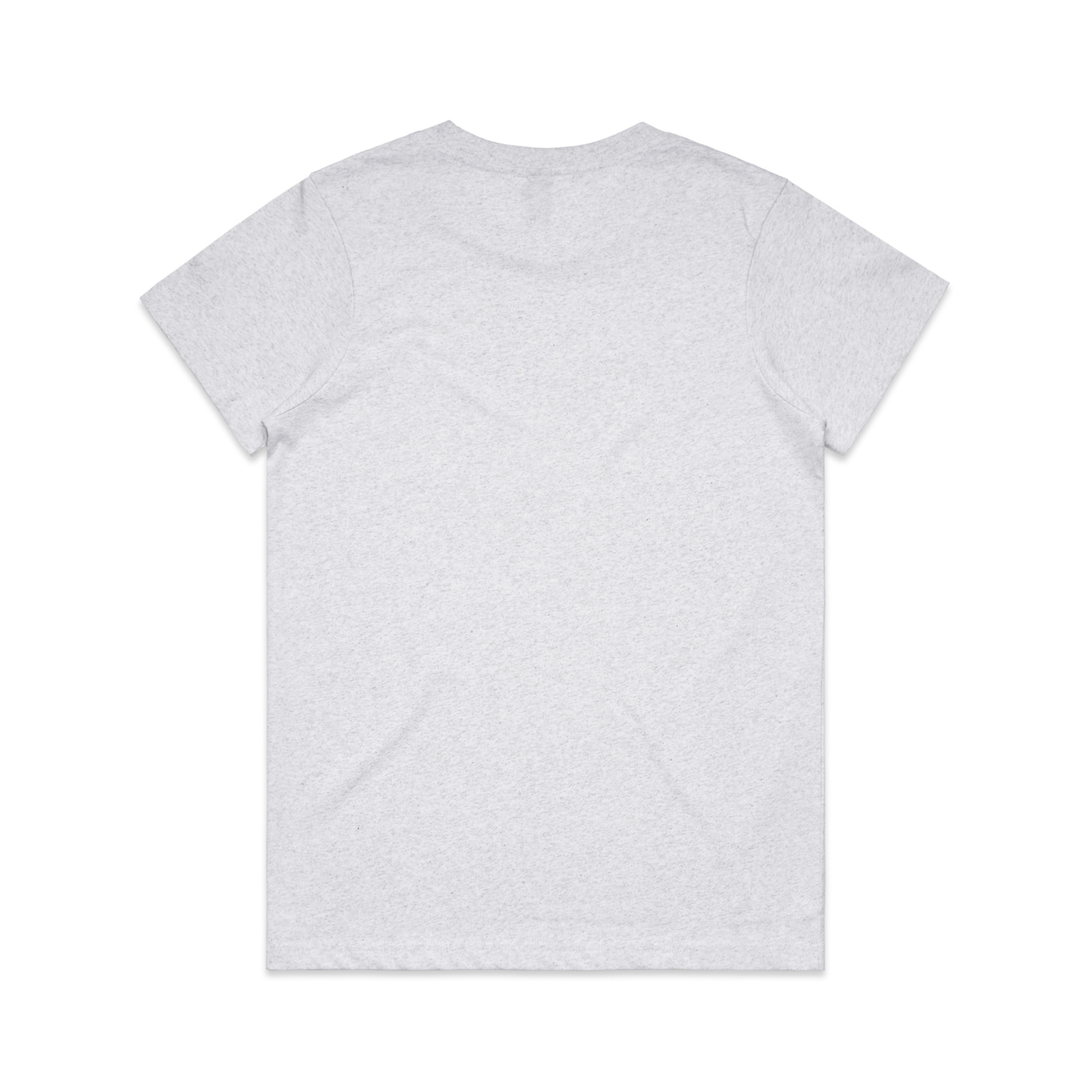 ASColour Womens Maple Marle Tee white marle back ASColour Womens Maple Marle Tee white marle back