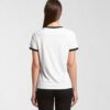 ASColour Womens Maple Ringer Tee back ASColour Womens Maple Ringer Tee back