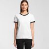 ASColour Womens Maple Ringer Tee main ASColour Womens Maple Ringer Tee main