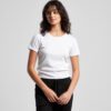 ASColour Womens Organic Rib Baby Tee loose