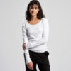 ASColour Womens Organic Rib LS Tee loose ASColour Womens Organic Rib LS Tee loose