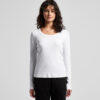 ASColour Womens Organic Rib LS Tee main ASColour Womens Organic Rib LS Tee main