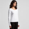 ASColour Womens Organic Rib LS Tee turn ASColour Womens Organic Rib LS Tee turn