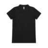 ASColour Womens Pique Polo black scaled ASColour Womens Pique Polo black scaled
