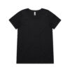 ASColour Womens Shallow Scoop Tee black scaled ASColour Womens Shallow Scoop Tee black scaled