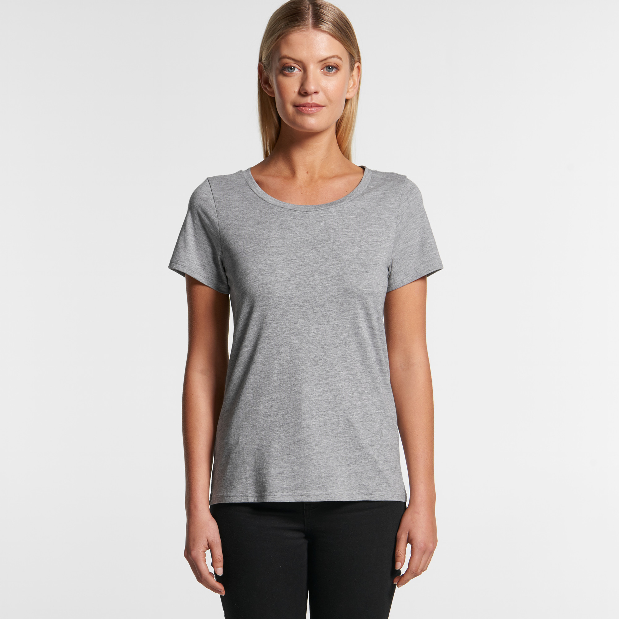 ASColour Womens Shallow Scoop Tee main ASColour Womens Shallow Scoop Tee main