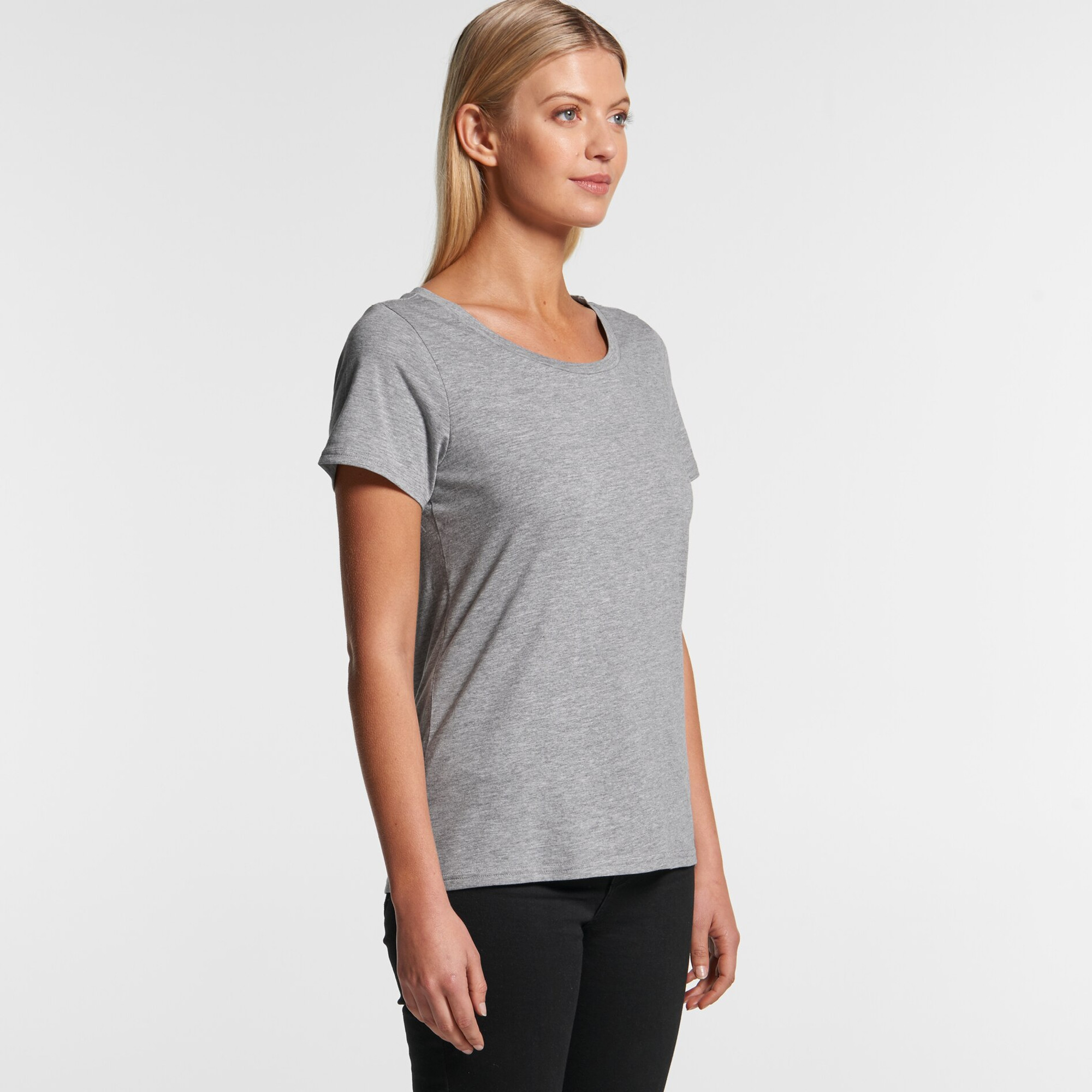 ASColour Womens Shallow Scoop Tee turn ASColour Womens Shallow Scoop Tee turn