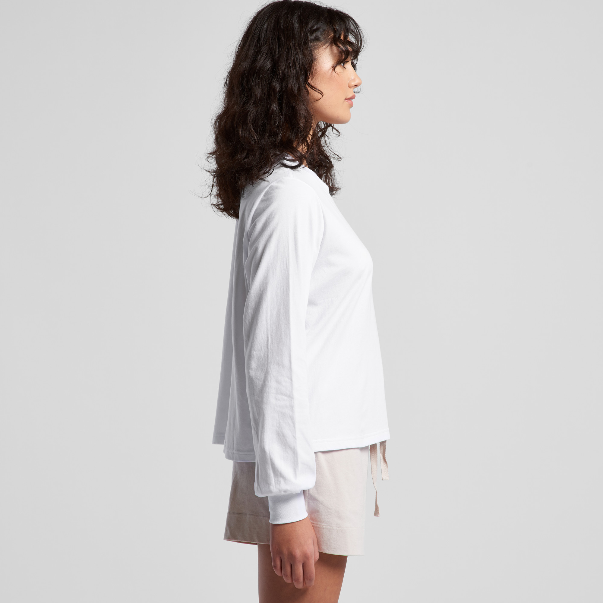 ASColour Womens Soft LS Tee side ASColour Womens Soft LS Tee side