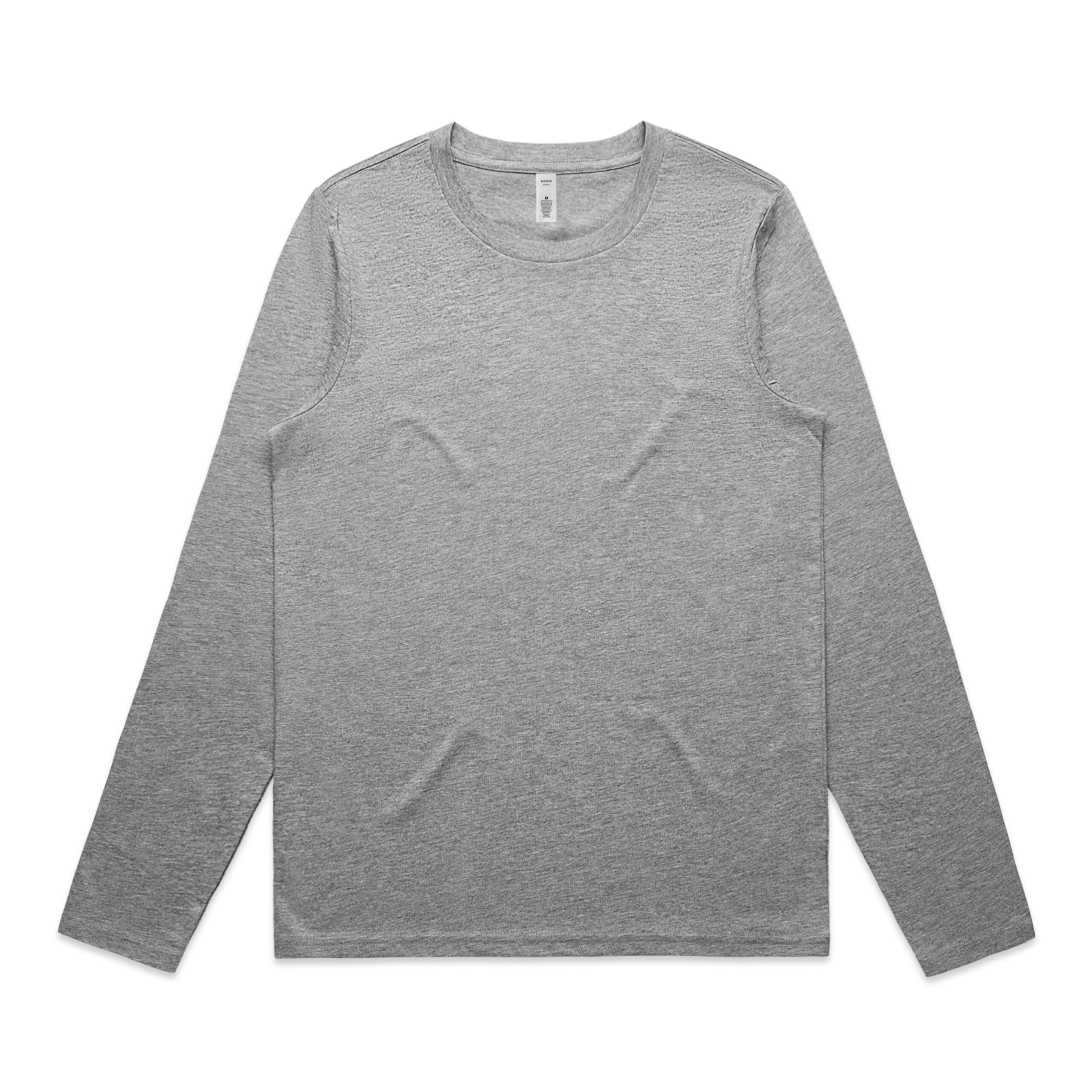 ASColour Womens Sophie LS Tee grey marle scaled ASColour Womens Sophie LS Tee grey marle scaled