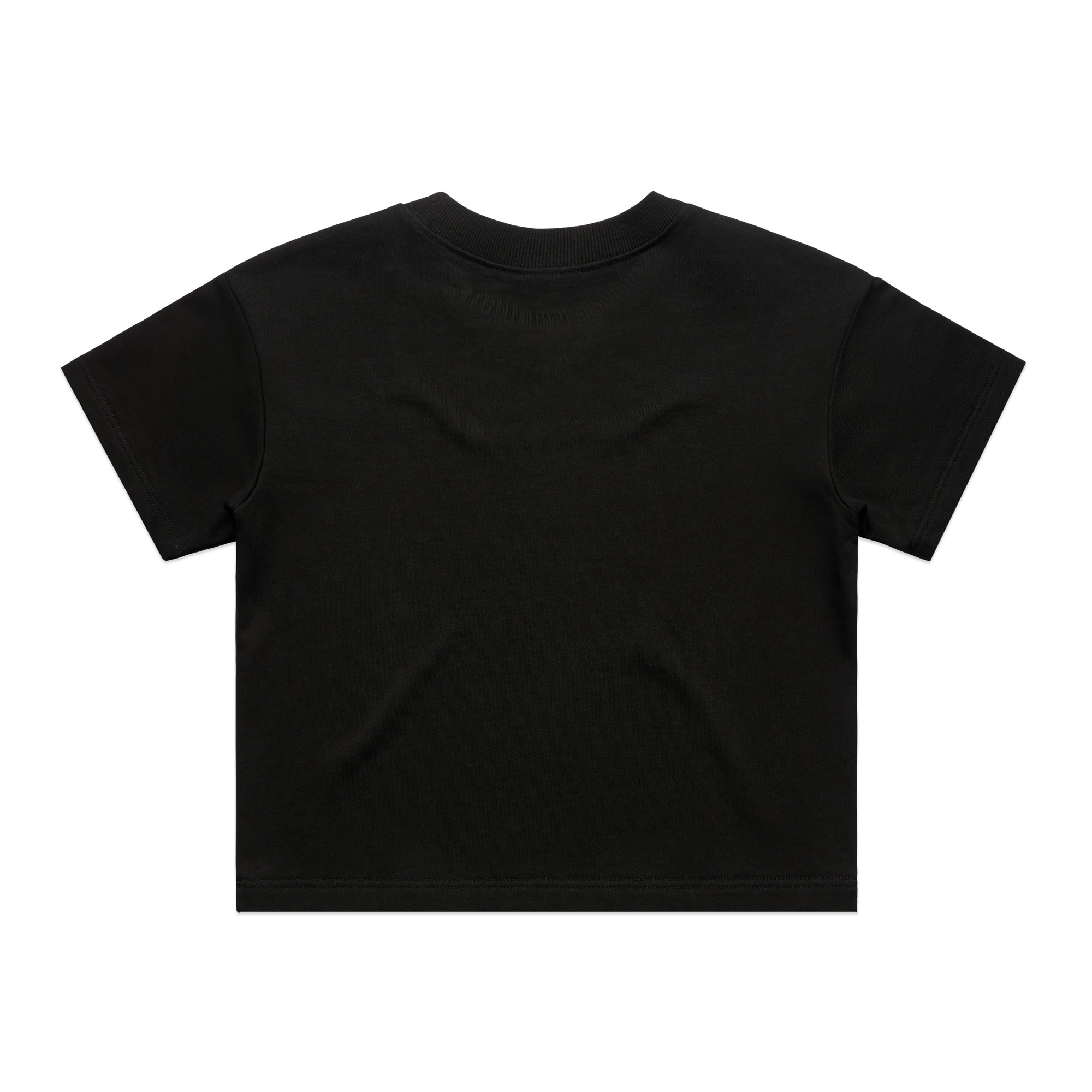 ASColour Womens Terry Tee black back ASColour Womens Terry Tee black back