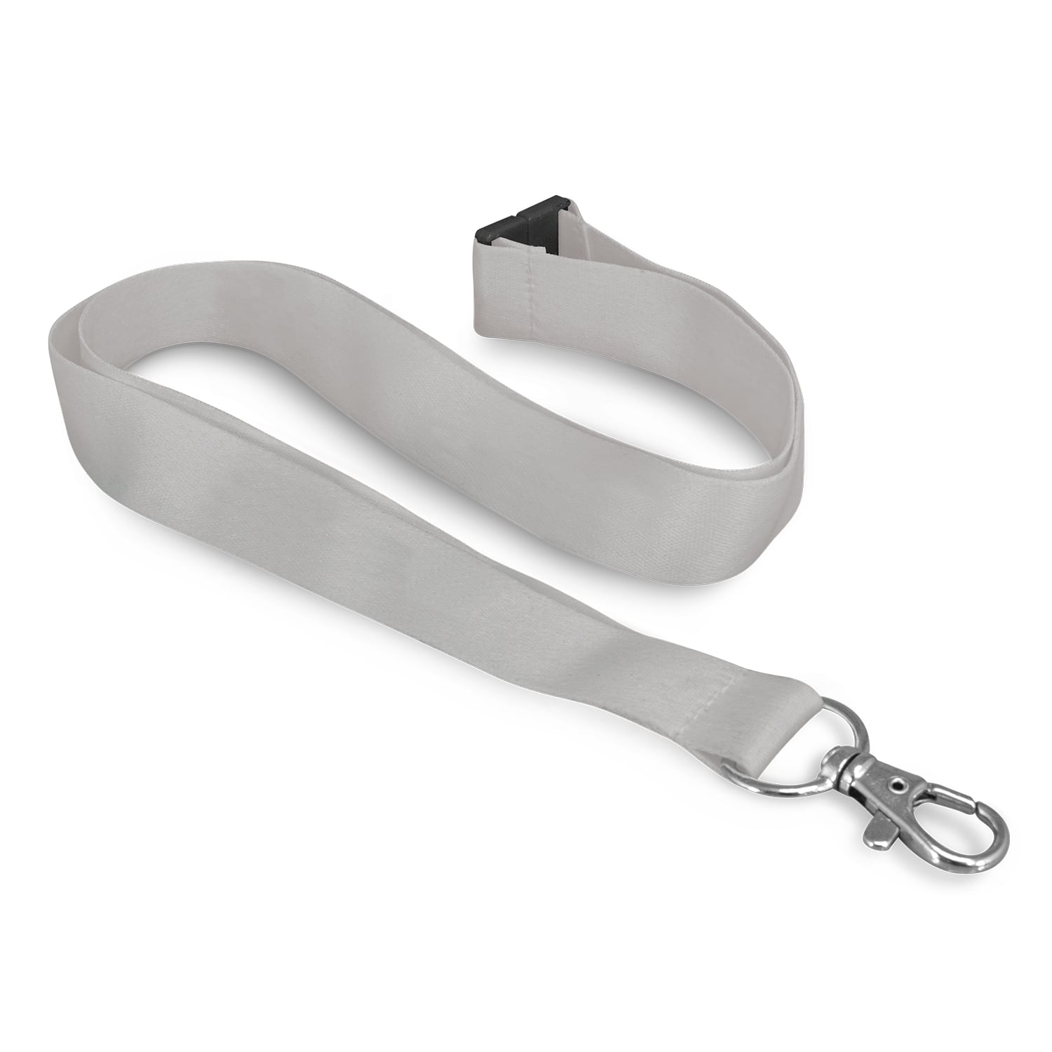 Alexandra Soft Touch Logo Lanyard grey Alexandra Soft Touch Logo Lanyard grey