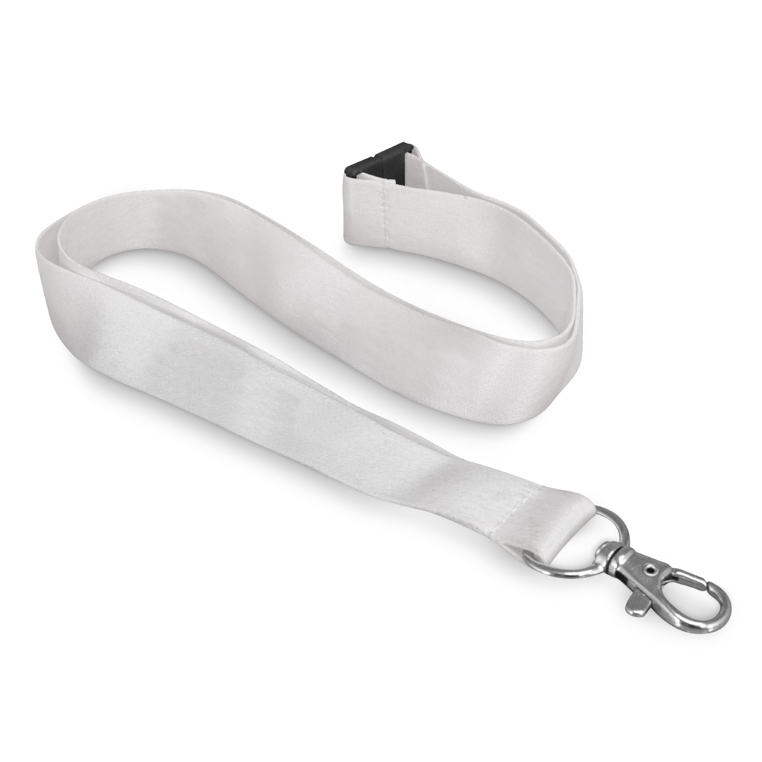 Alexandra Soft Touch Logo Lanyard white Alexandra Soft Touch Logo Lanyard white