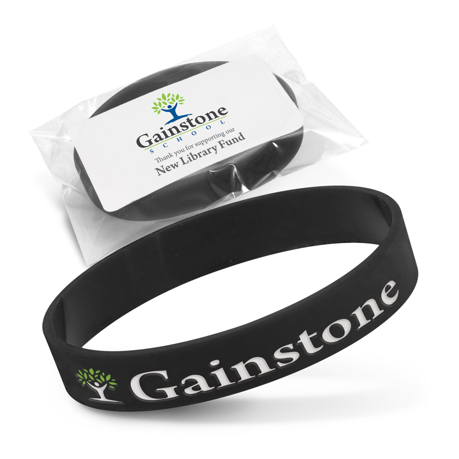 Atherton Silicone Wrist Band Debossed colour fill Atherton Silicone Wrist Band Debossed colour fill