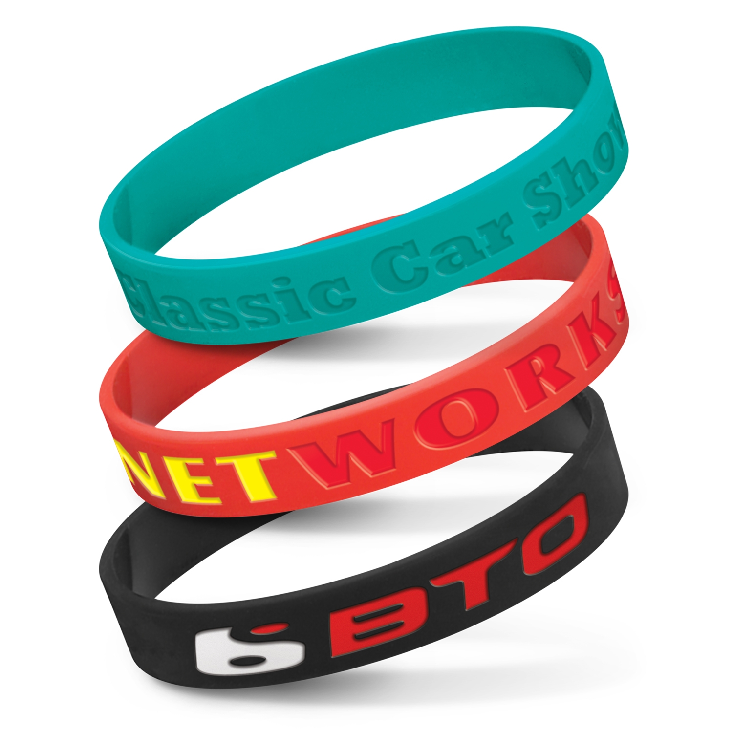 Atherton Silicone Wrist Band Debossed debossed Atherton Silicone Wrist Band Debossed debossed