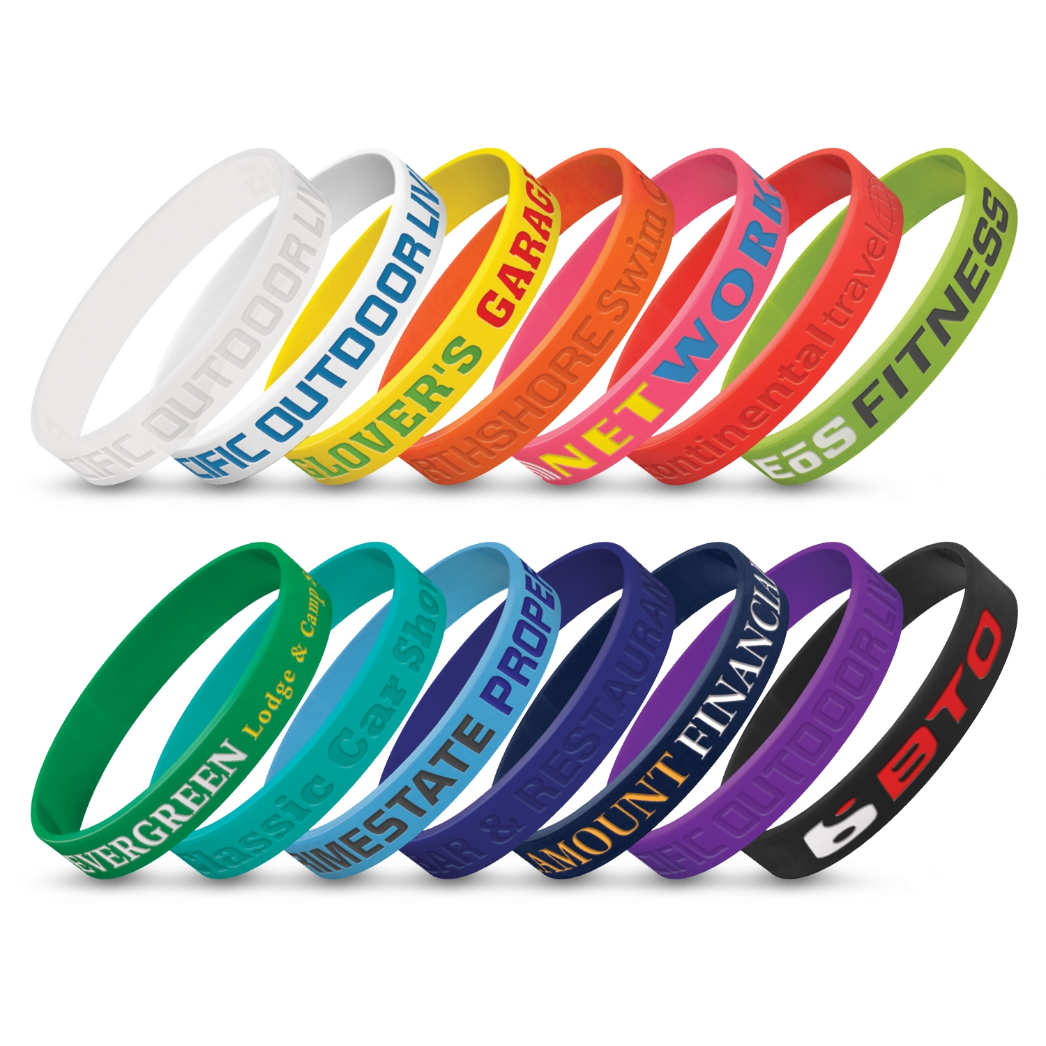 Atherton Silicone Wrist Band Debossed main Atherton Silicone Wrist Band Debossed main
