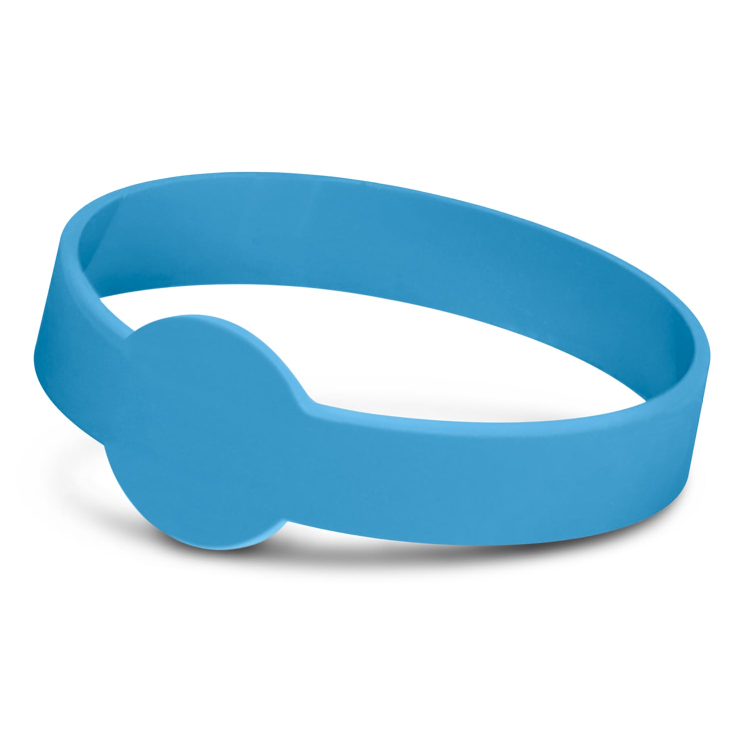 Graytown Silicone Wrist Band Embossed light blue Graytown Silicone Wrist Band Embossed light blue