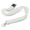 Lancelin Glow in the Dark Logo Lanyard white Lancelin Glow in the Dark Logo Lanyard white