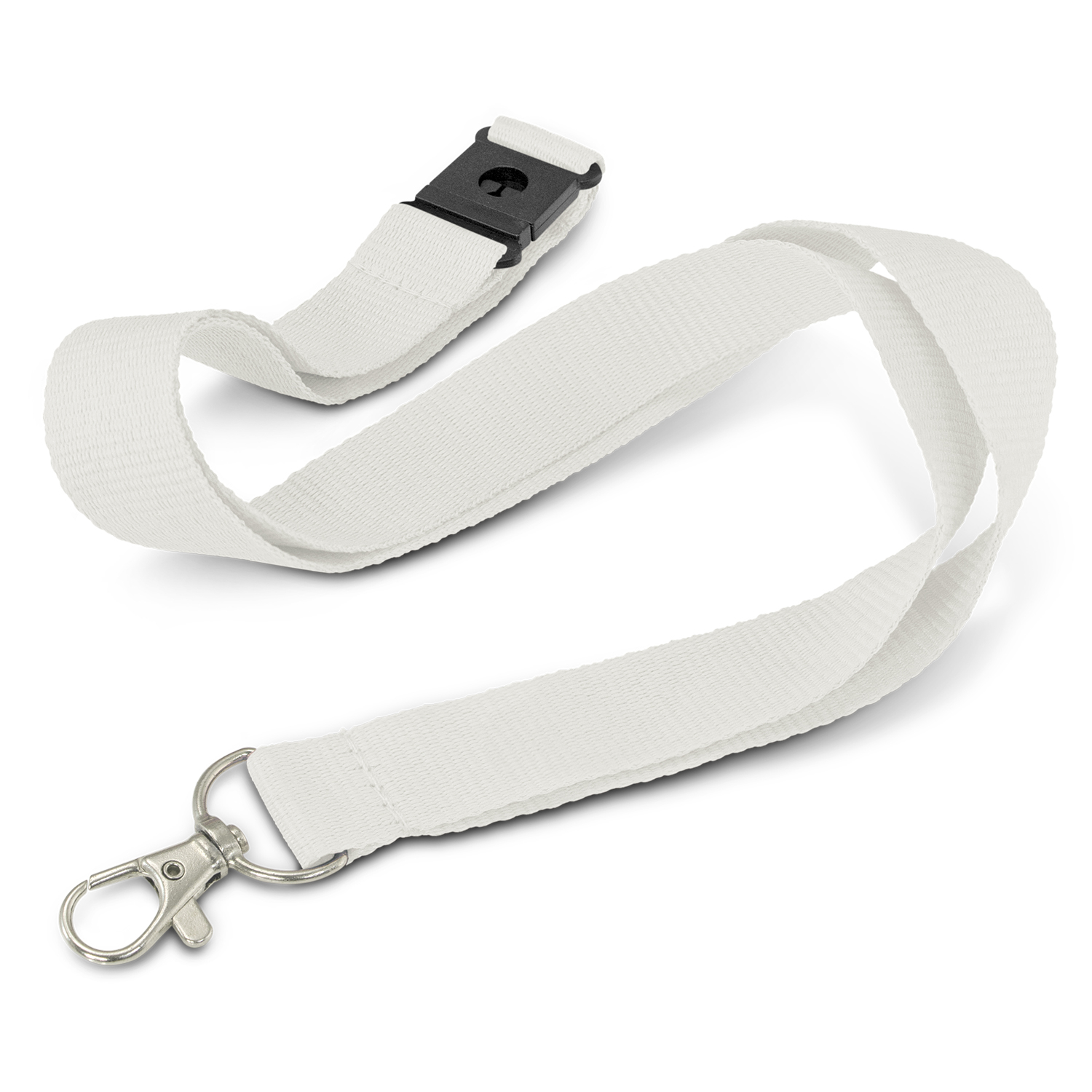 Lancelin Glow in the Dark Logo Lanyard white Lancelin Glow in the Dark Logo Lanyard white