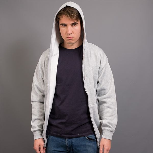 Landon Tuena Hood grey marle Landon Tuena Hood grey marle