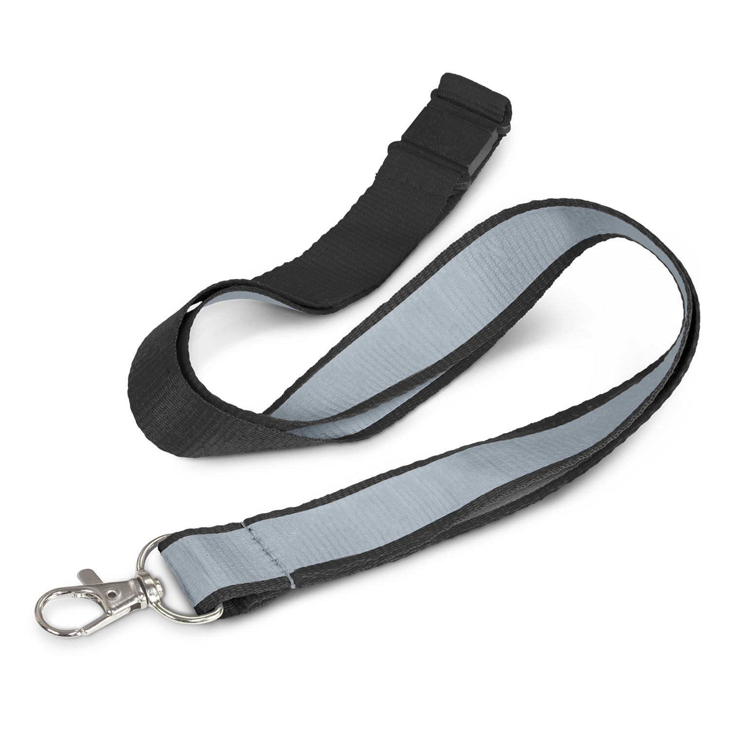 Queenscliff Reflector Lanyard black Queenscliff Reflector Lanyard black