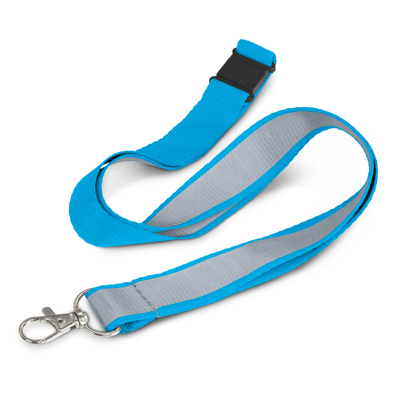 Queenscliff Reflector Lanyard light blue Queenscliff Reflector Lanyard light blue