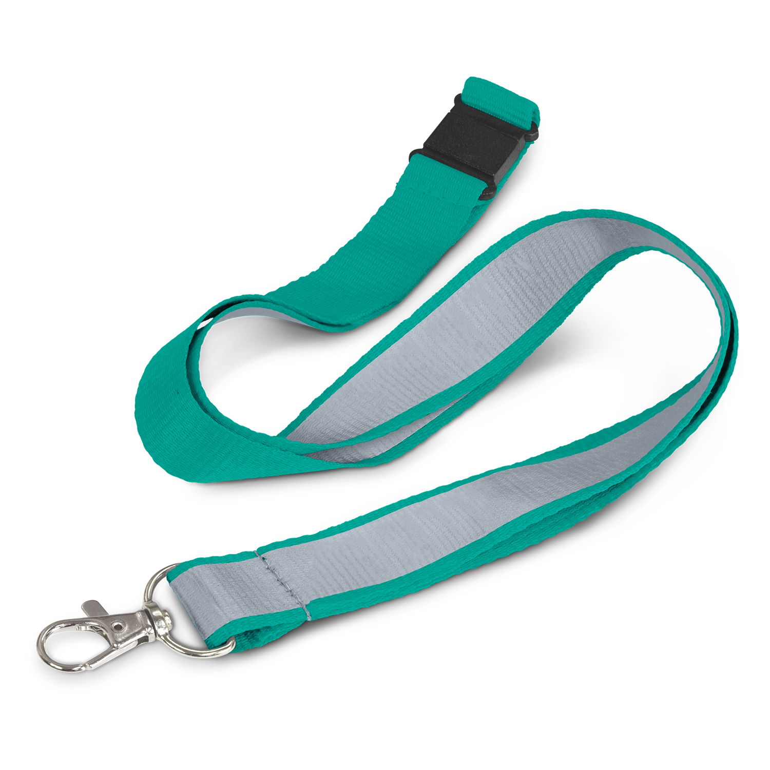 Queenscliff Reflector Lanyard teal Queenscliff Reflector Lanyard teal